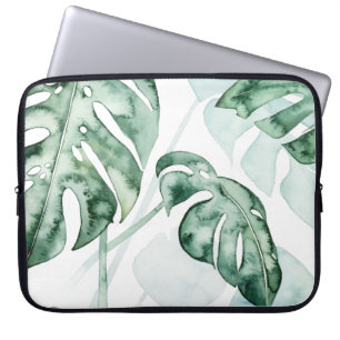 Tropiska Handflatan Split Löv Laptop Fodral