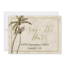 Tropiska Handflatan Träd-Eleganten Modern Rustic B