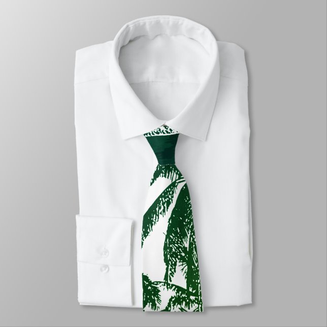 Tropiska Handflatan Träd Slips (Bunden)