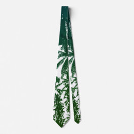 Tropiska Handflatan Träd Slips