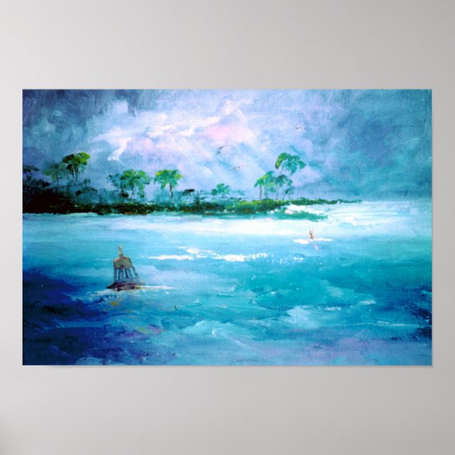 Tropiska havet poster (Framsidan)