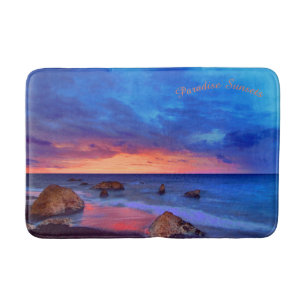 Tropiska havet Sunset Badrumsmatta
