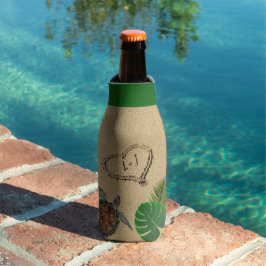 Tropiska havsköldpaddan och Handflatan Sand Heart