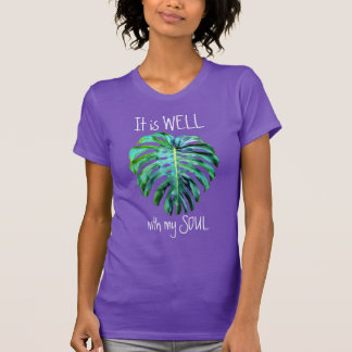 Tropiska Hawaii Låt Det Vara Väl Med Min Själ T Shirt