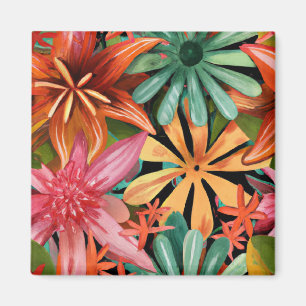 tropiska/hawaiiska/blommigt/blomma magnet