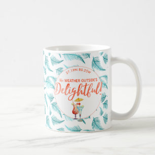 Tropiska Helgdagar Jul i Tropikarna Foto Kaffemugg