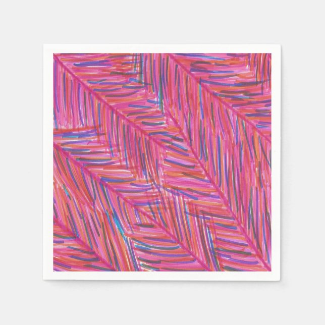 Tropiska hetter pappersservett (Framsidan)