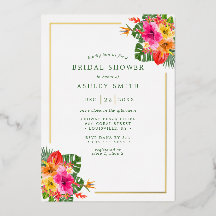 Tropiska Hibiscus Blommigt Handflatan Löv Möhippa