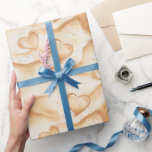 Tropiska hjärtan i Möhippan Sand Beach Presentpapper<br><div class="desc">Tropiska hjärtan i Möhippan Sand Beach</div>