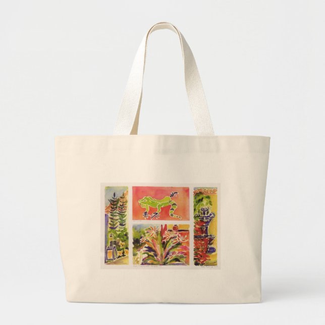 Tropiska Honduras hänger lös Jumbo Tygkasse (Framsidan)
