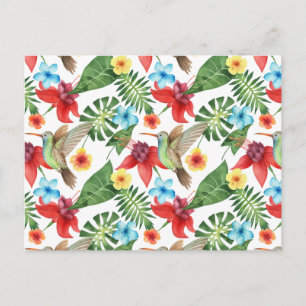 Tropiska Hummingbird 2 Vykort