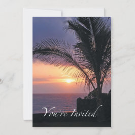 Tropiska Inbjudningskort för möhippan