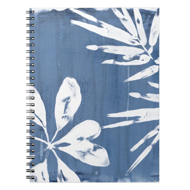 Tropiska indigo Impressions - Tropical Greenery Anteckningsbok (Framsidan)