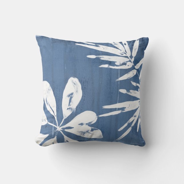 Tropiska indigo Impressions - Tropical Greenery Kudde (Framsida)