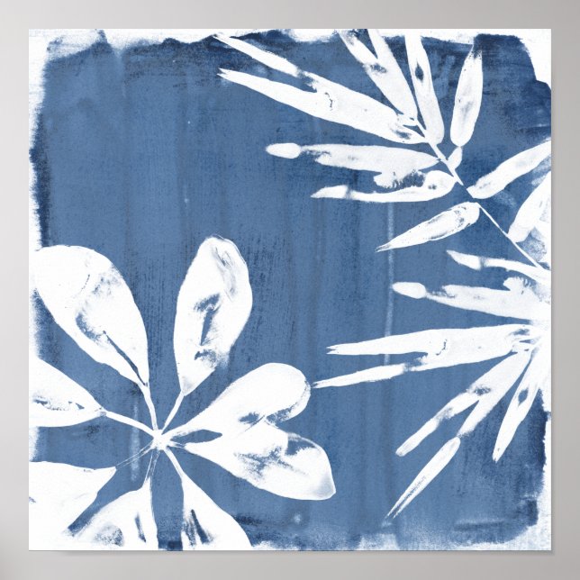 Tropiska indigo Impressions - Tropical Greenery Poster (Framsidan)