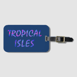 Tropiska Isles-Brwn Bagagebricka