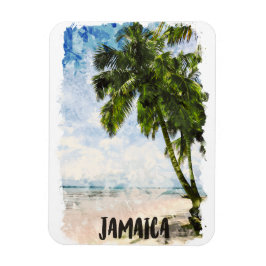 Tropiska Jamaica-öarna Kusten Magnet