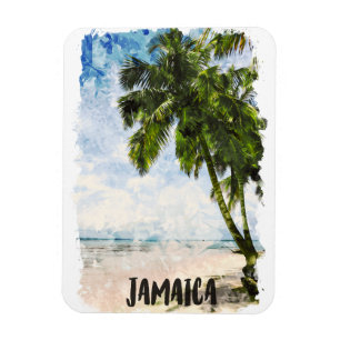 Tropiska Jamaica-öarna Kusten Magnet