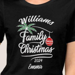 Tropiska julfamiljens typologi t shirt