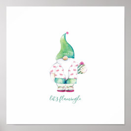 Tropiska julfärgsbilder poster