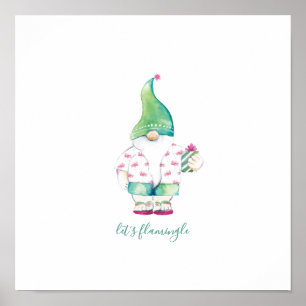 Tropiska julfärgsbilder poster