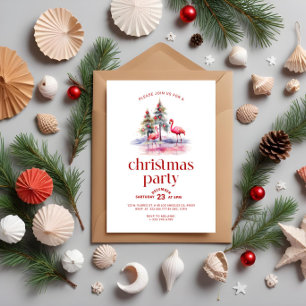 Tropiska julfestinbjudan inbjudningar