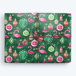 Tropiska julklapp-Dekorationer Presentpapper