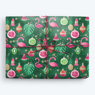 Tropiska julklapp-Dekorationer Presentpapper