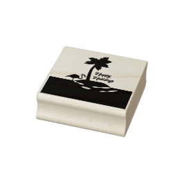 Tropiska Julön Stämpel