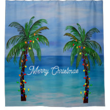 Tropiska julpalmer Semester badrum