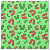 Tropiska julstranden Flinflip flops och Holly