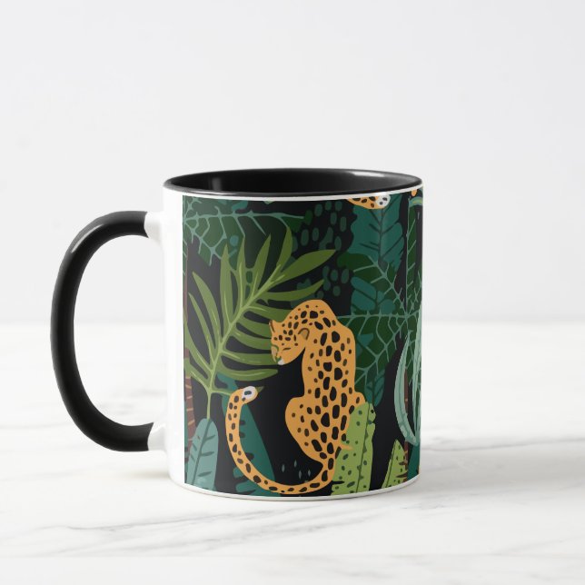 Tropiska Jungle Ounces Mönster Mugg (Vänster)