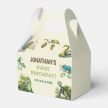 Tropiska Jungle Reptile Barns födelsedag Party