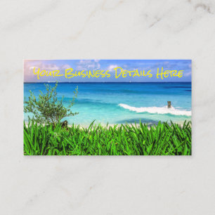 Tropiska kancun Mexico Beach Sea Paradise Visitkort