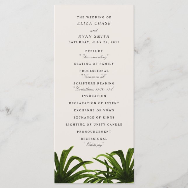 Tropiska Kärlek / Program (Framsida)