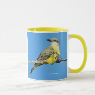 Tropiska Kingbird på Blackberry Gren Mugg