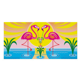 Tropiska klipp perfect poster