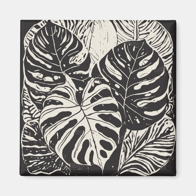 Tropiska konst magnet (Framsidan)