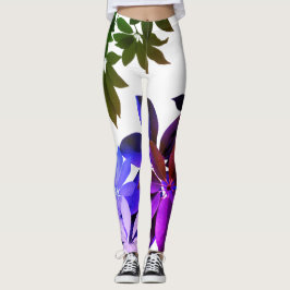 Tropiska läder Art Leggings