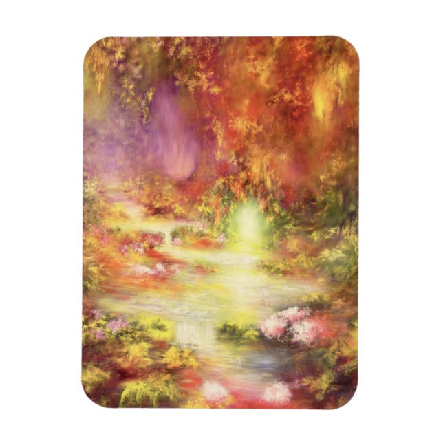 Tropiska landskapet 1990 magnet (Vertikal)