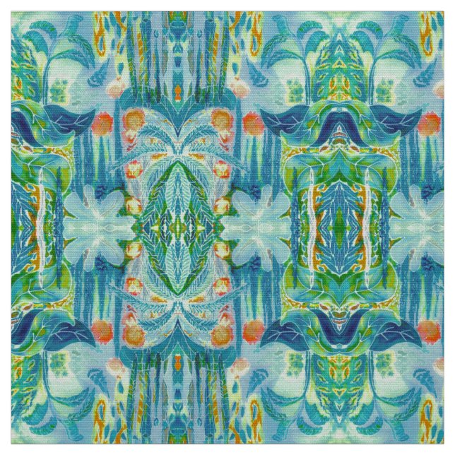 Tropiska Leaves. Tyg (Provkarta)