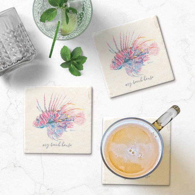 Tropiska linonfiskstenar Underlägg (Skapare uppladdad)