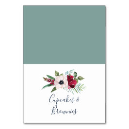 Tropiska livsmedelsetiketter för bröst Buffet Bordsnummer