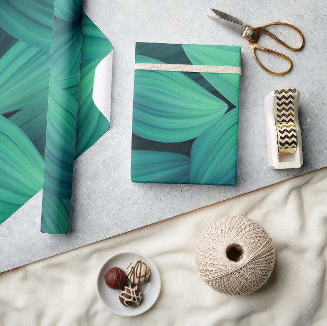 Tropiska Löv 11 Presentpapper (Hantverk)