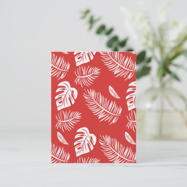 Tropiska löv 20 vykort (Stående Fram)