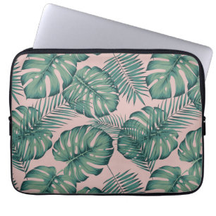 Tropiska Löv Mönster Laptop Fodral