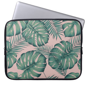 Tropiska Löv Mönster Laptop Fodral