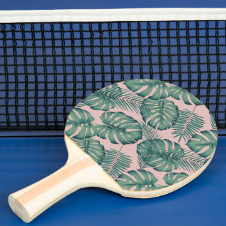 Tropiska Löv Mönster Pingisracket