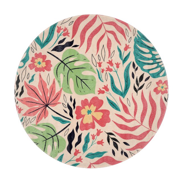 Tropiska Löv och blommor: Vintage Fusion (Framsidan)