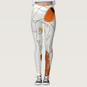 Tropiska Löv, sömlös Mönster design. Leggings